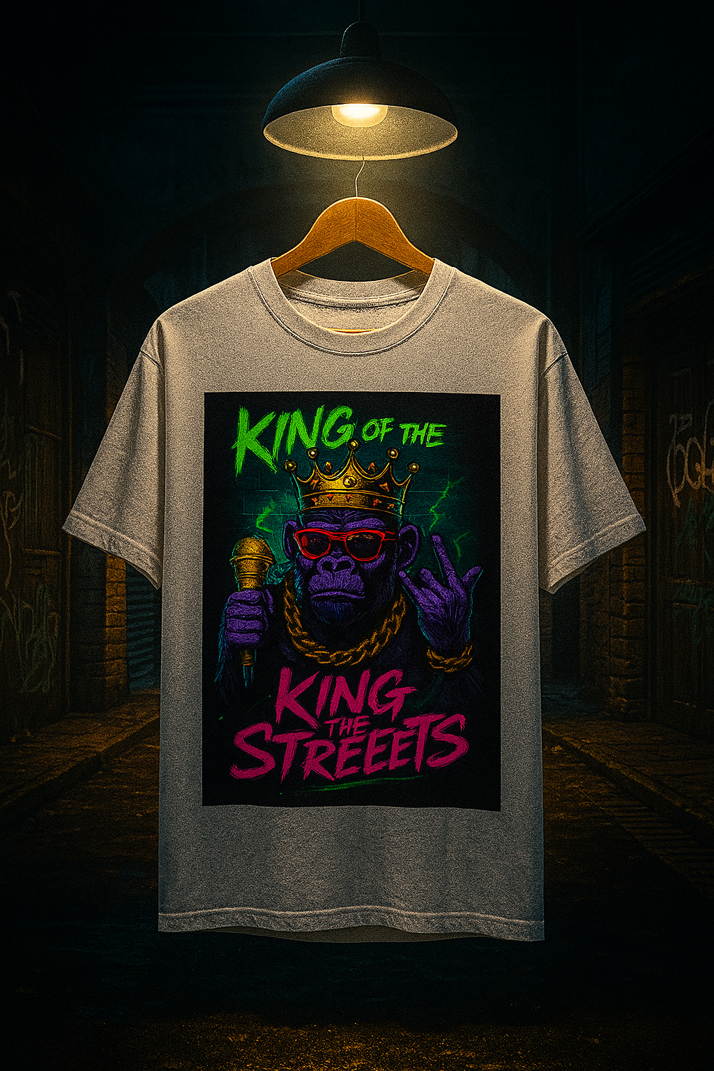 King Of The Street Unisex Oversized Classic T-Shirt