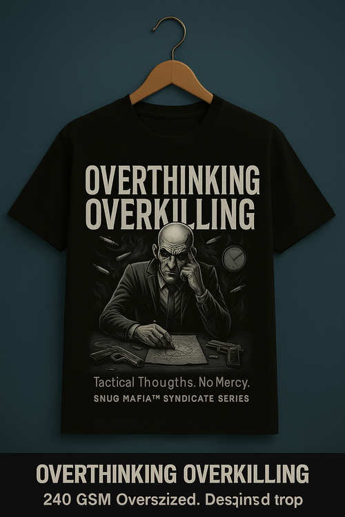 "Too Smart to Survive." Unisex Oversized Classic T-Shirt